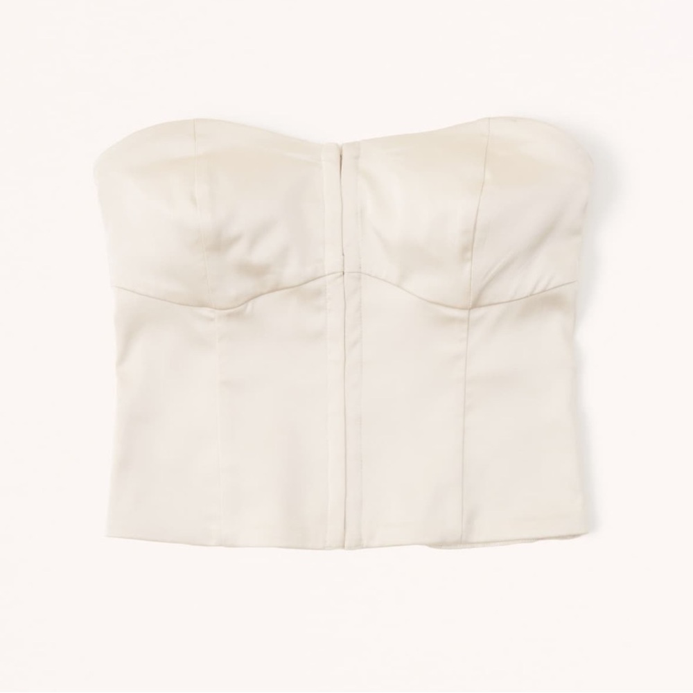 Abercrombie & Fitch Cream Corset Top